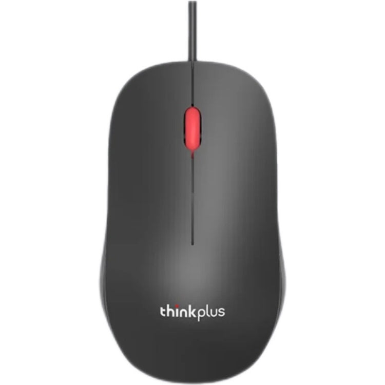 Lenovo Thinkplus M80 Office Lightweight Ergonomic Laptop Mouse, Wired, Wireless – Leather Wired