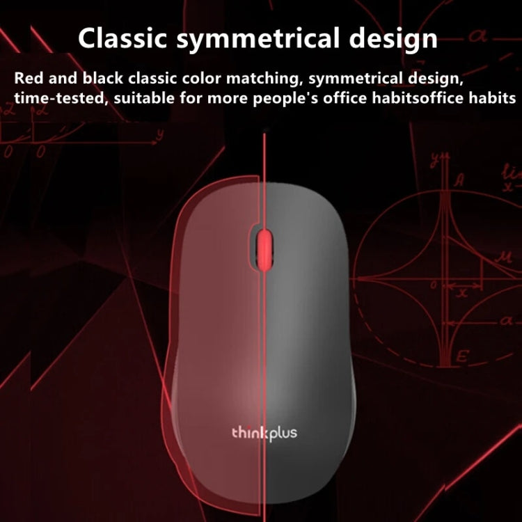 Lenovo Thinkplus M80 Office Lightweight Ergonomic Laptop Mouse, Wired, Wireless – Leather