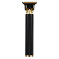 Hollow T-Shaped Steel Head Hair Trimmer USB Charging Carving Electric Hair Clipper, Steel Head (Gold), Steel Head (Silver), Steel Head (Gradient), Steel Head (Black) – Non-slip Steel Head (Black)
