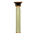Hollow T-Shaped Steel Head Hair Trimmer USB Charging Carving Electric Hair Clipper, Steel Head (Gold), Steel Head (Silver), Steel Head (Gradient), Steel Head (Black) Steel Head (Gold)