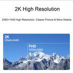 Waveshare 13.3 Inch 2K 2560×1440 HDMI/Type-C Display Interface AMOLED Touch Display, US Plug, EU Plug, UK Plug