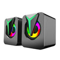 FT-25-1 RGB Colorful Lighting Desktop Computer Speaker – TPU Default Title
