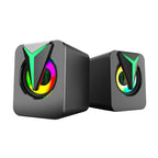 FT-25-1 RGB Colorful Lighting Desktop Computer Speaker – TPU