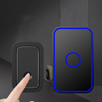 CACAZI A19 One Button Three Receivers Wireless Music Doorbell without Battery, 1 For 3 US, 1 For 3 EU, 1 For 3 UK