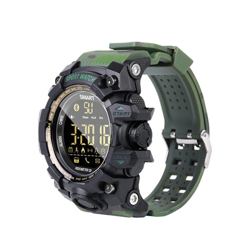 Waterproof Sports Smart Watch EX16S Camouflage Outdoor Bluetooth Remote... Camouflage Green