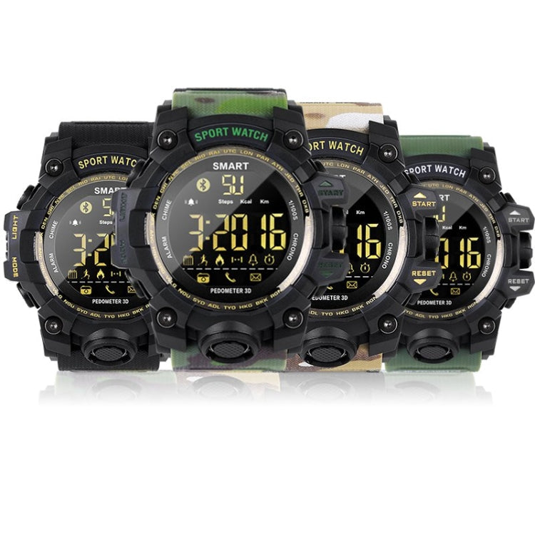 Waterproof Sports Smart Watch EX16S Camouflage Outdoor Bluetooth Remote...