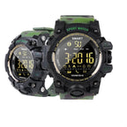 Waterproof Sports Smart Watch EX16S Camouflage Outdoor Bluetooth Remote...