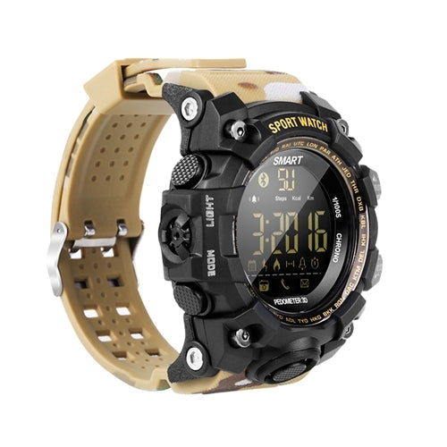 Waterproof Sports Smart Watch EX16S Camouflage Outdoor Bluetooth Remote... Camouflage Yellow
