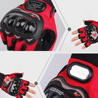 PRO-BIKER PRO01C Outdoor Cycling Glove Motorcycle Anti-Drop Safety Protection Half-Finger Glove, M, L, XL, XXL
