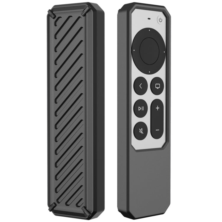 2 PCS Remote Control All-Inclusive Anti-Drop Silicone Protective Cover, 2pcs(Black), 2pcs(Dark Blue), 2pcs(Orange), 2pcs(Pink), 2pcs(Yellow), 2pcs(Pine Green) 2pcs(Black) Black