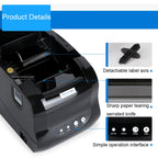 Xprinter XP-365B 80mm Thermal Label Printer Clothing Tag Supermarket Barcode Printer, US Plug, EU Plug, UK Plug, AU Plug