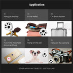 2 PCS HYC-09 Dog Paw Bluetooth Anti-Lost Device Pet Tracking Locator Keychain Smart Search Two-Way Alarm, Dog Paw Light Blue, Dog Paw Green, Dog Paw Pink, Dog Paw Red, Dog Paw Dark Blue, Dog Paw Dark Gray, Dog Paw Black, Dog Paw White