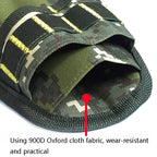 900D Oxford Cloth Kit Waist Bag Electrician Storage Bag, Black Red Line + Belt, Black Red Line