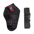 900D Oxford Cloth Kit Waist Bag Electrician Storage Bag, Black Red Line + Belt, Black Red Line Black Red Line + Belt