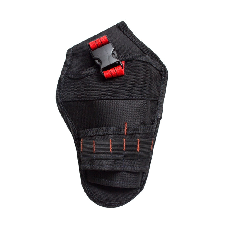 900D Oxford Cloth Kit Waist Bag Electrician Storage Bag, Black Red Line + Belt, Black Red Line – Wear-resistant Black Red Line