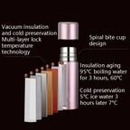 Children Student Insulation Water Cup Portable Mini Stainless Steel Insulation Cup, Specification:, Antibacterial Cup 150ml (Pink)