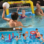 Beach Toys Adult Children Parent-Child Swimming Pool Playing Inflatable Beach Ball Toys, Style:, 52133 Volleyball Net + Ball, 52123 Handball Door + Ball, 2 in 1 Set + 2 Balls, 3 in 1 Set + 3 Balls