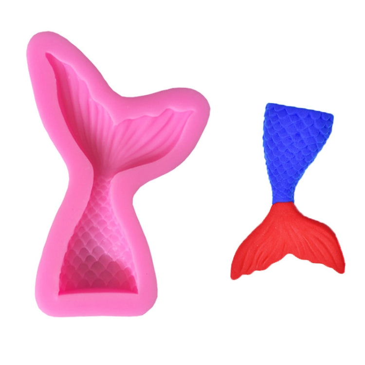 Mini Mermaid Tail Liquid Silicone Mold Fondant Baking Mold, Small (Pink) 15-95, Large (Pink) 15-94, Small (Gray) 15-95, Large (Gray) 15-94 – Durable Build, Easy to Use Large (Pink) 15-94