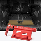CYCLINGBOX BG-0171 Bike Aluminum Portable Quick-Removal Front Fork Fixed Frame Rear Hanging Frame Car Top Fixture Equipment, Black, Red, Titanium Color