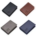 BUFF CAPTAIN 027 Men Short Anti-Theft Wallet Leather Multi-Card Thicken Wallet, Black, Brown, Luxurious Ash, Blue – Leather