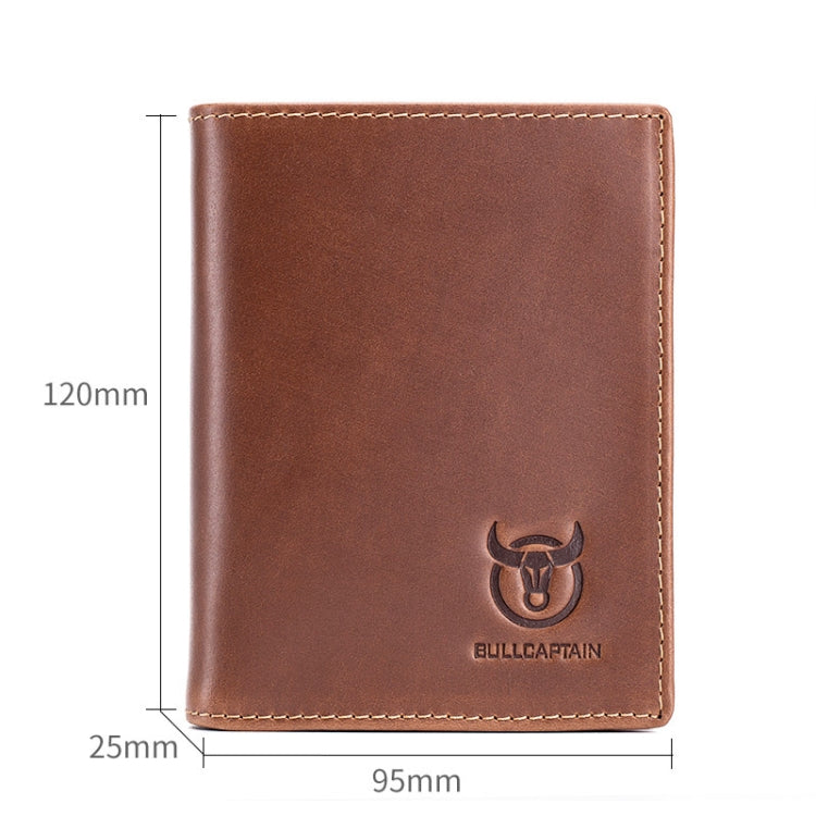 BUFF CAPTAIN 027 Men Short Anti-Theft Wallet Leather Multi-Card Thicken Wallet, Black, Brown, Luxurious Ash, Blue – Leather