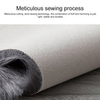 Pure Real Wool Sofa Cushion Fur Full Whole Sheepskin Carpet Window Decoration Mat, 65x110cm, 80x120cm
