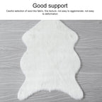 Pure Real Wool Sofa Cushion Fur Full Whole Sheepskin Carpet Window Decoration Mat, 65x110cm, 80x120cm