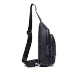 BUFF CAPTAIN 110 Men Leather Shoulder Bag First-Layer Cowhide Leather Multi-Function Chest Bag