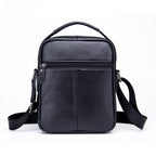 BUFF CAPTAIN 777 Men Leather Shoulder Bag First-Layer Cowhide Retro Large Capacity Satchel – Waterproof, Wear-resistant, Leather