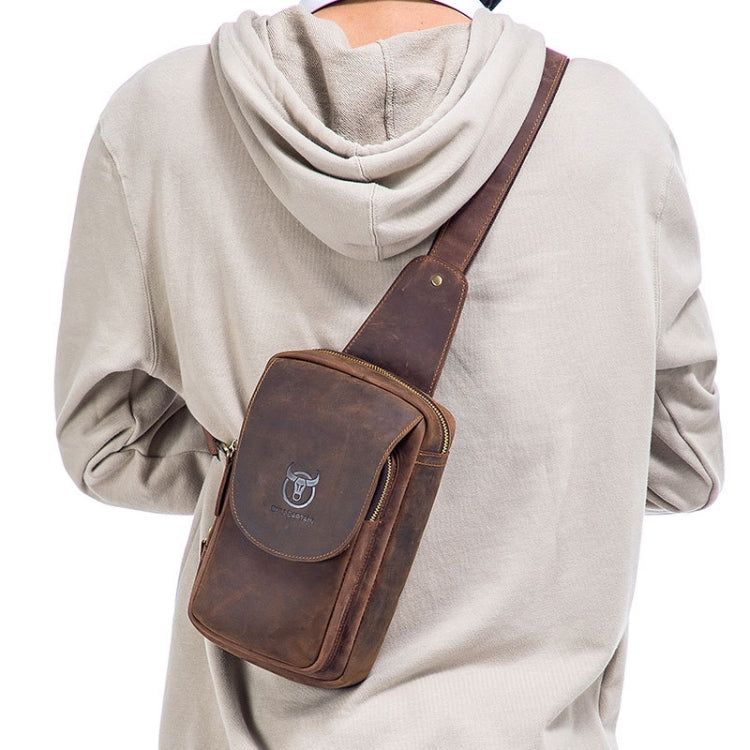 BUFF CAPTAIN 133 Men Leather Retro Shoulder Bag Diagonal Leather Bag, 133 – Wear-resistant, Leather