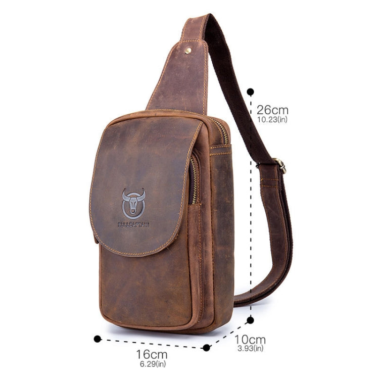 BUFF CAPTAIN 133 Men Leather Retro Shoulder Bag Diagonal Leather Bag, 133 – Wear-resistant, Leather