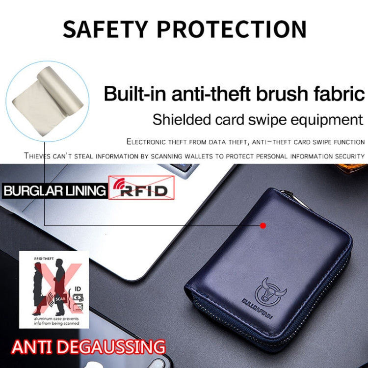 BUFF CAPTAIN 05 Head Layer Leather Card Bag Men Casual Leather Driver'S License Card Package – Wear-resistant, Leather
