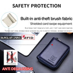 BUFF CAPTAIN 05 Head Layer Leather Card Bag Men Casual Leather Driver'S License Card Package – Wear-resistant, Leather
