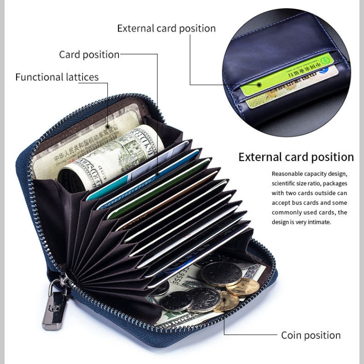 BUFF CAPTAIN 05 Head Layer Leather Card Bag Men Casual Leather Driver'S License Card Package – Wear-resistant, Leather