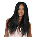 B1104 Long Hair Stretch Mesh Chemical Fiber Headgear Braid Wig Default Title