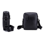 BUFF CAPTAIN 228 Men Leather Shoulder Bag First-Layer Cowhide Casual Mini Diagonal Bag