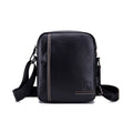 BUFF CAPTAIN 228 Men Leather Shoulder Bag First-Layer Cowhide Casual Mini Diagonal Bag Black