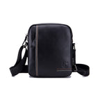 BUFF CAPTAIN 228 Men Leather Shoulder Bag First-Layer Cowhide Casual Mini Diagonal Bag Black