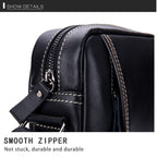 BUFF CAPTAIN 228 Men Leather Shoulder Bag First-Layer Cowhide Casual Mini Diagonal Bag