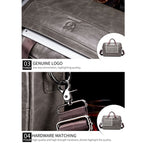 BUFF CAPTAIN 046 Men Leather Briefcase First-Layer Cowhide Computer Handbag