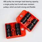 CY-0102 5 in 1 Household Moving Bed Heavy Object Moving Pulley Furniture Shifter Multifunctional Carrier, Red (150KG), Yellow (300KG), Silver (500KG), Red Black Pry Bar (150KG), Tank (100KG), Cartoon (100KG)