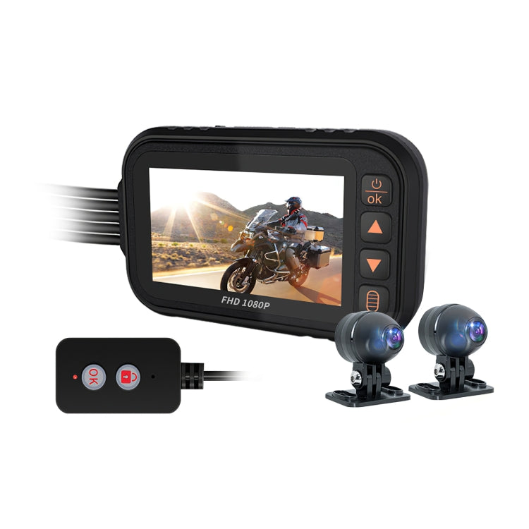 MT35B 1080P Waterproof HD Motorcycle Driving Recorder Mobile Phone Interconnection Locomotive Recorder, MT35B MT35B
