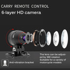 MT35B 1080P Waterproof HD Motorcycle Driving Recorder Mobile Phone Interconnection Locomotive Recorder, MT35B