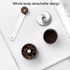 Portable Hand Crank Coffee Machine Stainless Steel Manual Grinder, Medium