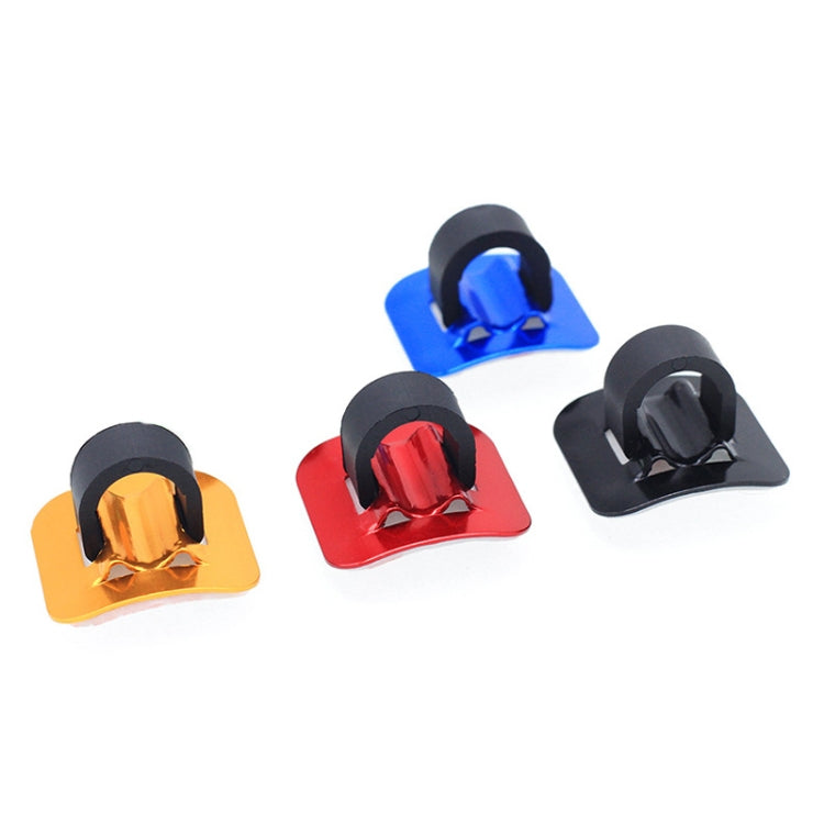 4 PCS Mountain Road Bicycle Hose Line Guide Adhesive Wire Seat Frame Cable Fixing C Buckle, Style:, Plastic Buckle, Aluminum Alloy Buckle – Aluminum Alloy