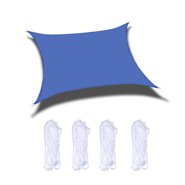Outdoor Garden Sunshade Sail Waterproof Anti-UV Canopy, Size: 5m x 6m, 5m x 6m 5m x 6m Royal Blue