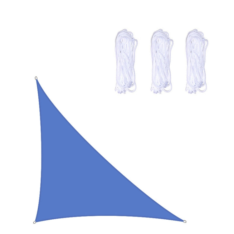 Triangle Outdoor Garden Sunshade Sail Waterproof Anti-UV Canopy, Size: 5m x 5m x 7.1m, 5m x 5m x 7.1m 5m x 5m x 7.1m Royal Blue