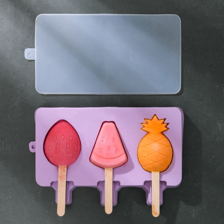 Homemade Children Cute Silicone Cartoon Popsicle Ice Cream Mould, Large Fruit – Durable Build, Easy to Use Large Fruit
