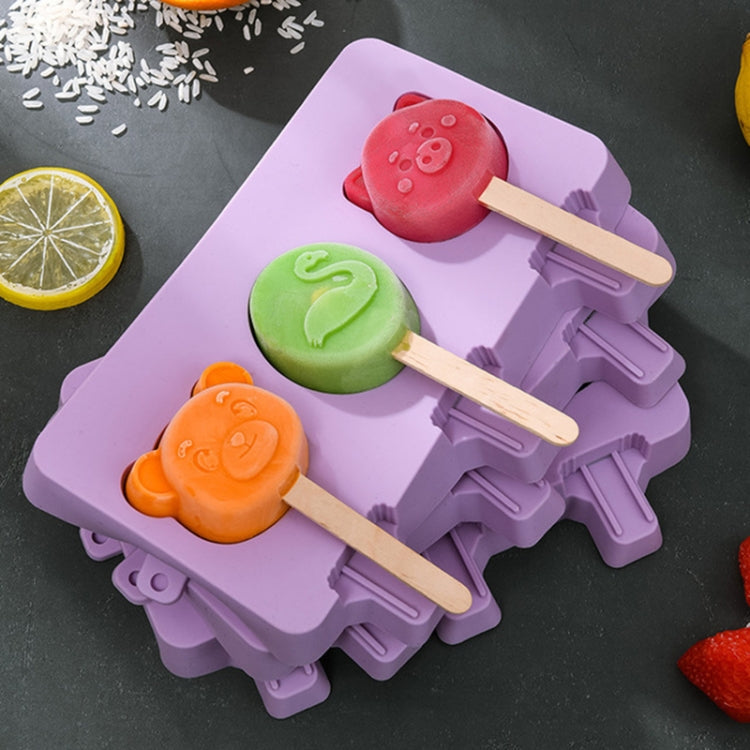 Homemade Children Cute Silicone Cartoon Popsicle Ice Cream Mould, Large Fruit – Durable Build, Easy to Use