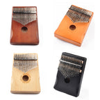 17-Tone Thumb Piano Kalimba Beginners Introduction Finger Piano, Brown, Brown Kit, Yellow, Yellow Kit, Wooden, Wooden Kit, Black, Black Kit – Durable Build, Easy to Use